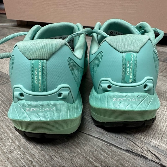 Topo MTN Racer 3 Women's size 8.5 trail runners teal - Picture 4 of 6